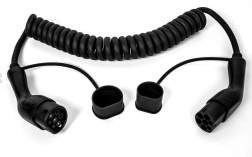 Câble de charge spiralé Type 2 DEFENZO Spiro AC 11 kW, 7 m