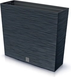 Jardinière de jardin avec insert 58 cm, anthracite