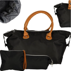 Sac de poussette multifonction pour mamans – ensemble – noir