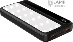 Batterie externe Rebeltec P10 LCD avec lampe LED et Power Delivery 22,5 W