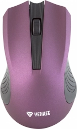 Souris optique sans fil YENKEE 2,4 GHz, symétrique, 3 boutons, violette