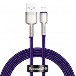 Baseus Cafule câble tressé USB–Lightning 1 m, 2,4 A, violet