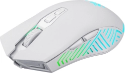 Souris gaming sans fil PANDORA 3200 DPI blanche
