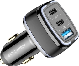 Chargeur de voiture BlitzWolf 115W 3 ports USB PD