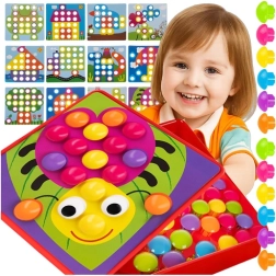 Mosaïque Montessori à boutons ISO TRADE