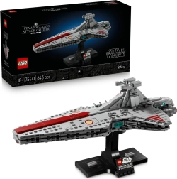 LEGO Star Wars Croiseur d’assaut de classe Venator – modèle de collection sur socle