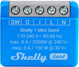 Shelly 1 Mini Gen4 unité de commande Zigbee et Matter