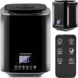 Humidificateur d’air ultrasonique BERDSEN avec ionisation et aromathérapie, noir