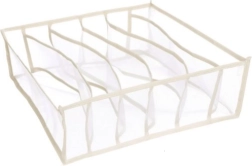 Organisateur d’armoire avec 6 compartiments pour sous-vêtements – blanc