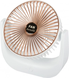 Ventilateur USB de bureau avec éclairage LED – Sans fil