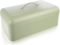 Boîte à pain en métal GREENISH, vert menthe, 42,5 × 23 × 20 cm