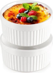 Ramequins en porcelaine 260 ml, lot de 2