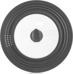 Couvercle universel en verre avec bord en silicone 24/26/28 cm