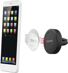 Support magnétique universel pour grille de ventilation Hama – noir