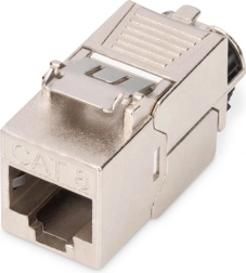 Module keystone RJ45 (8P8C) Cat 8.1 STP, blindé, sans outil, en acier