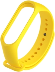 Bracelet en silicone pour Xiaomi Mi Band 3 / Xiaomi Mi Band 4 - jaune
