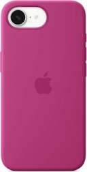 Coque en silicone pour iPhone 16e – rose vif