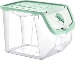 Boîte de rangement pour fruits et légumes avec couvercle 12 l, menthe