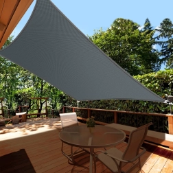 Voile d’ombrage de jardin 4 × 5 m, rectangle