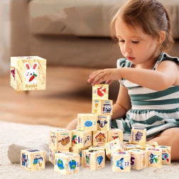Cubes éducatifs en mousse pour enfants – anglais et chiffres, 20 pièces