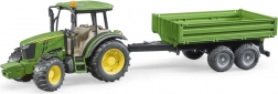 Bruder tracteur John Deere avec plateau 1:16