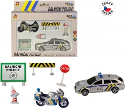 Set Police Autoroutière City Collection avec son et lumière