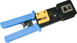 Pince à sertir pour connecteurs RJ45/RJ12/RJ11 (8P/6P/4P) pour connecteurs traversants EZ