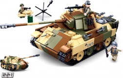 Sluban Army tank moyen camouflé 2-en-1 jeu de construction