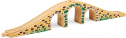 Bigjigs Rail pont en bois à trois arches pour circuit de train