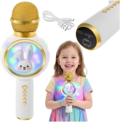 Microphone karaoké pour enfants Izoxis lapin blanc