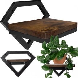 Étagère murale suspendue RUHHY de style loft