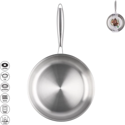 Poêle Steela 28 cm en acier inoxydable