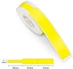 Étiquettes thermiques Niimbot jaunes 12,5x109 mm