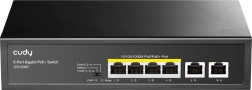Switch PoE+ Gigabit 6 ports 65 W