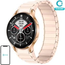 Bracelet magnétique pour montre connectée COLMI i28 Ultra – doré