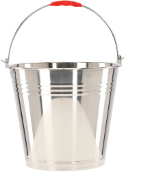 Seau en acier inoxydable 14 l