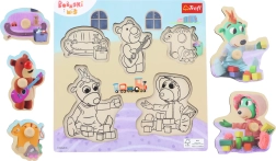 Puzzle en bois Bobaski i Miś – 5 pièces