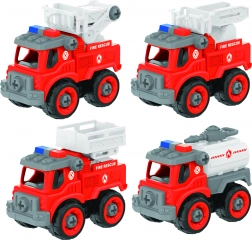 Camions de pompiers à visser 4 pcs