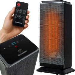 Chauffage céramique électrique KAMINER Lumni 2.0 PTC 2000 W avec télécommande
