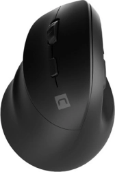 Souris verticale sans fil NATEC Crake 2 pour gauchers, Bluetooth 5.2 + 2,4 GHz, 2400 DPI, noire