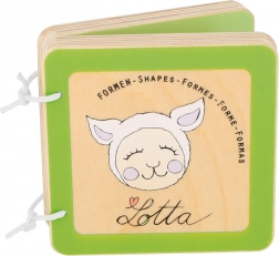 Livre en bois LOTTA – premières formes pour bébés