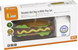ensemble en bois hot-dog et lait VIGA