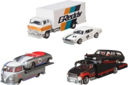 Camion et voiture de course Hot Wheels