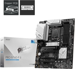 MSI PRO B760-P II – carte mère ATX avec LGA 1700, DDR5, HDMI/DP