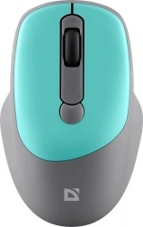 Souris sans fil silent click Defender Feam MM-296 RF 1600 DPI – Menthe