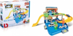Bburago Street Fire garage avec atelier et petite voiture 1:43