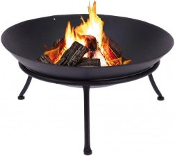 Brasero de jardin en fonte sur pied 57 cm AMBIANCE