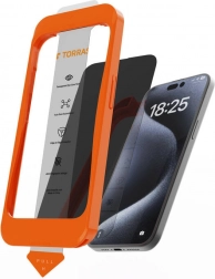 Verre trempé TORRAS Install Master pour iPhone 16 Plus