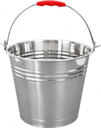 Seau en acier inoxydable 10 l