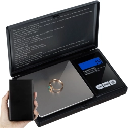 Balance numérique de poche RUHHY 500 g / 0,1 g avec clapet de protection